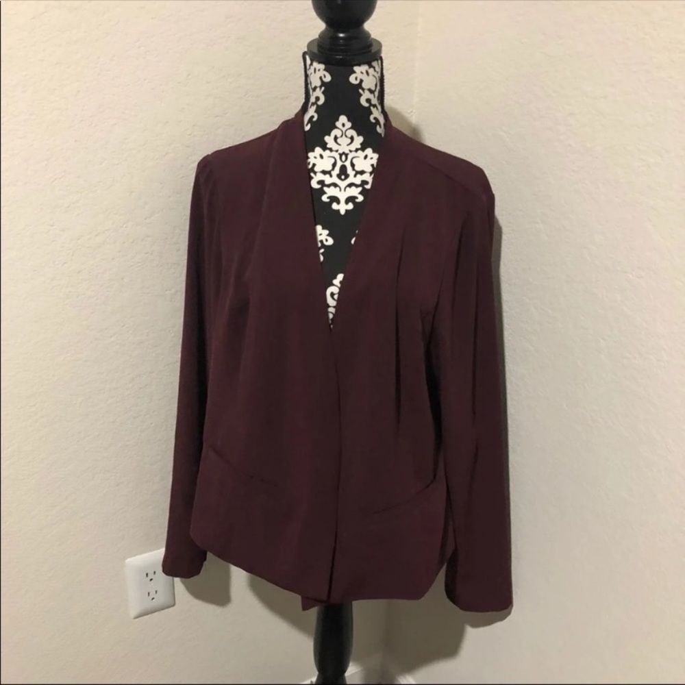 Torrid Satin open blazer